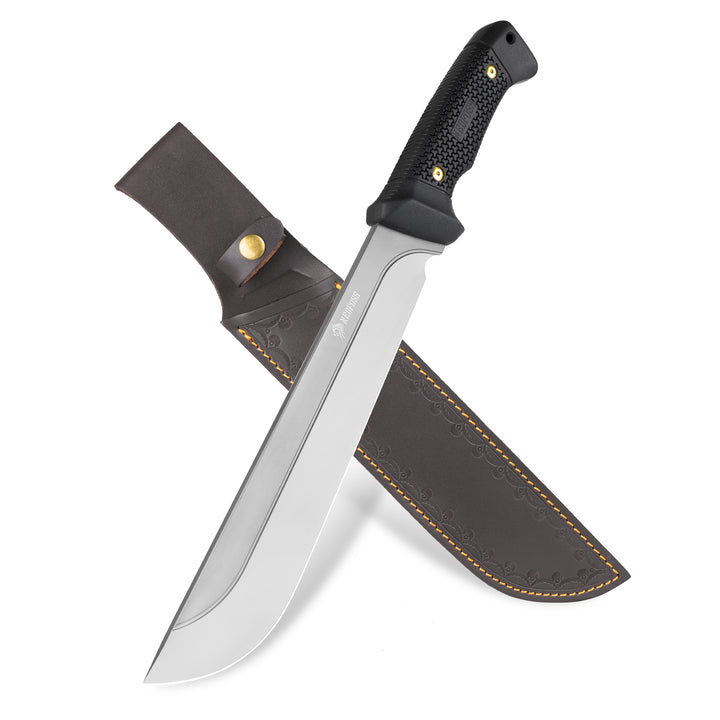 NedFoss 16" D2 Steel 0.22" Thick Blade Survival Machete with Sheath