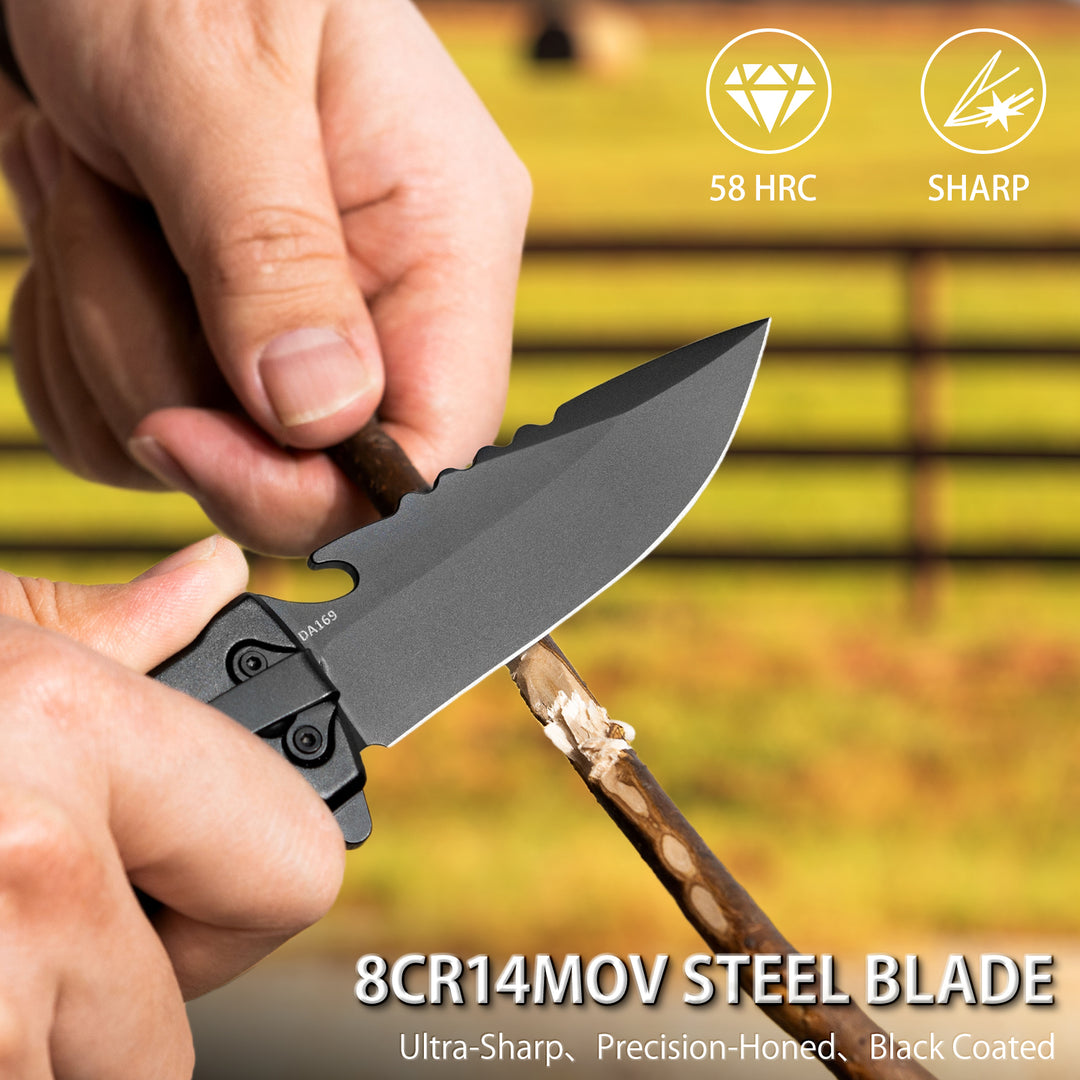 NedFoss DA169 4 in 1 Pocket Folding Knife  for Men