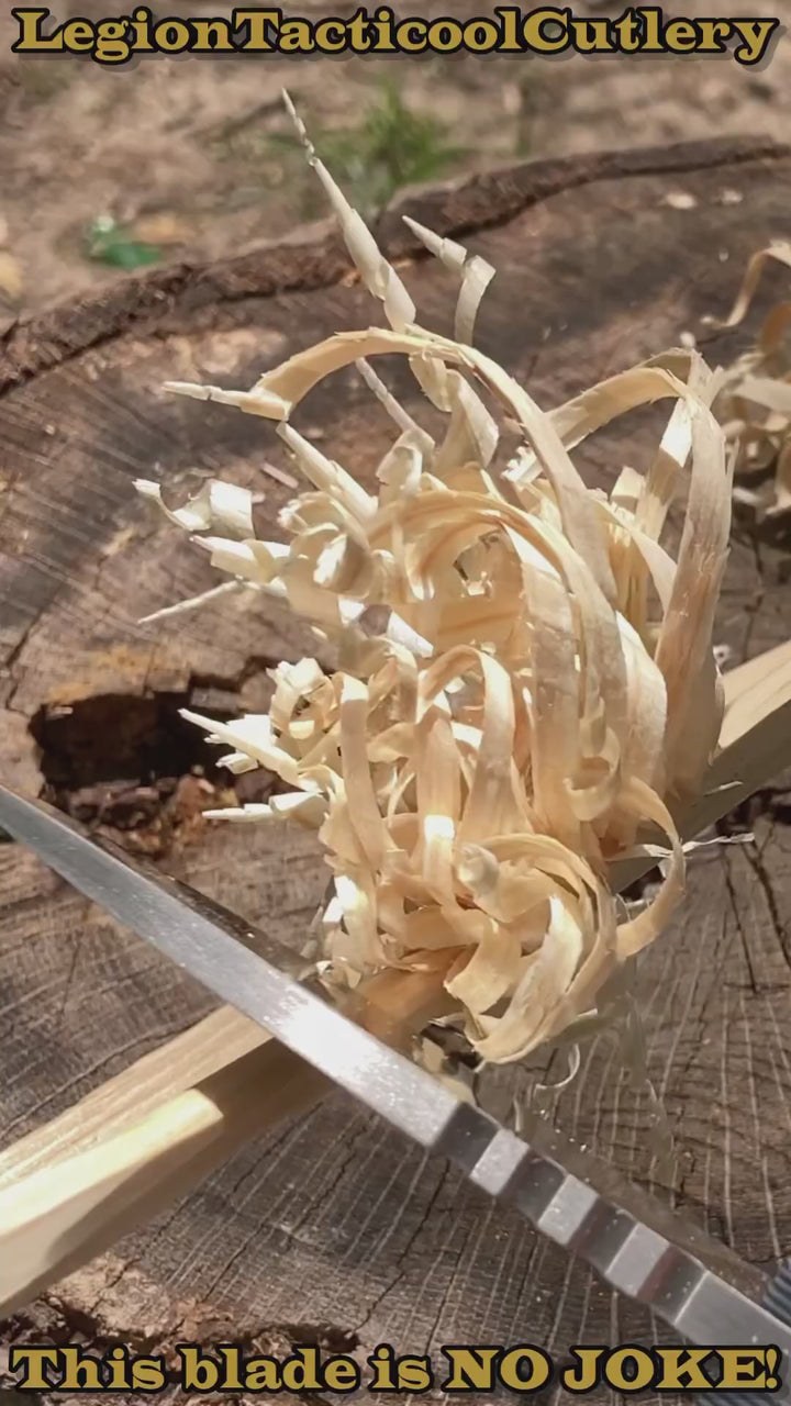 Nedfoss Hyenas 3.5" Full Flat Blade Full Tang Fixed Blade Knife with G10 Handle