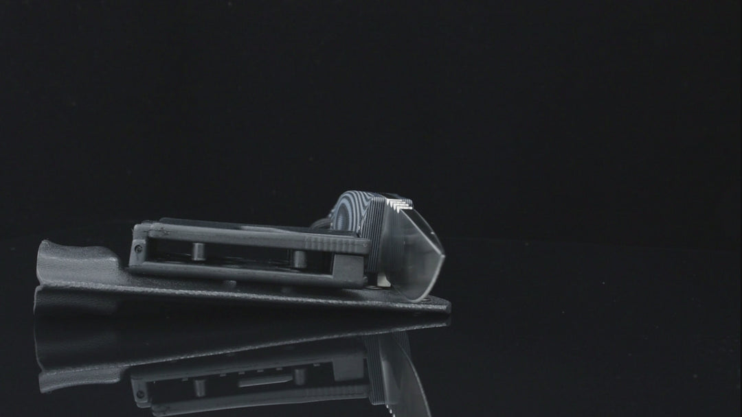 Nedfoss Hyenas 3.5" Full Flat Blade Full Tang Fixed Blade Knife with G10 Handle