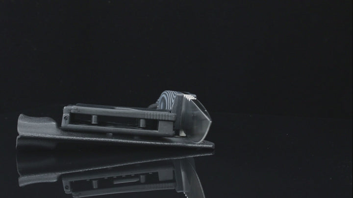 Nedfoss Hyenas 3.5" Full Flat Blade Full Tang Fixed Blade Knife with G10 Handle