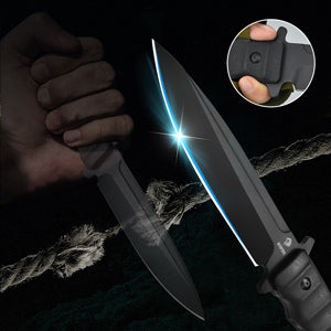 Nedfoss Phoenix 5.5" 8Cr14Mov Fixed Blade Bowie Knife with G10 Handle