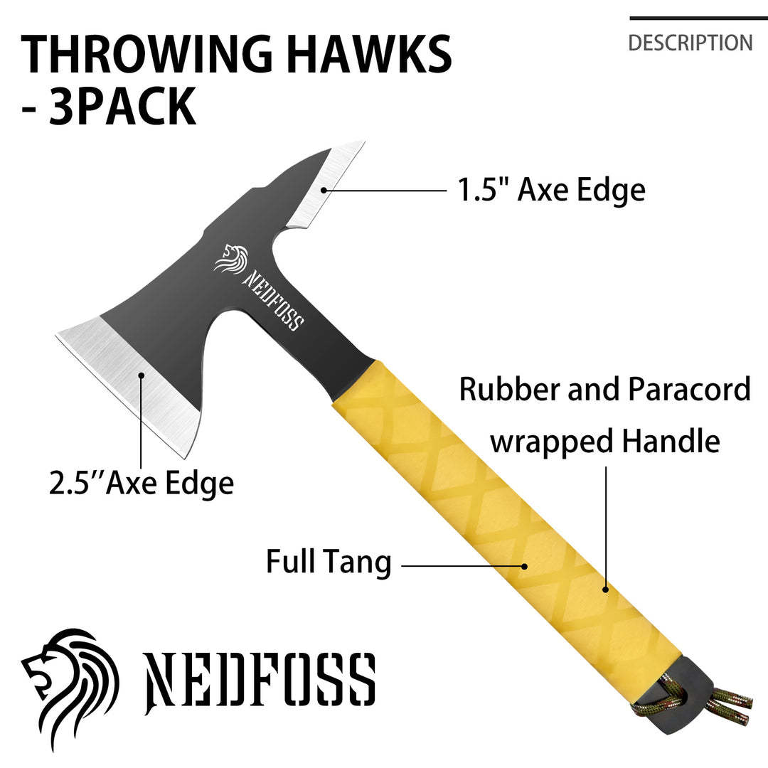 NedFoss Mini-Hawk Throwing Axes Set