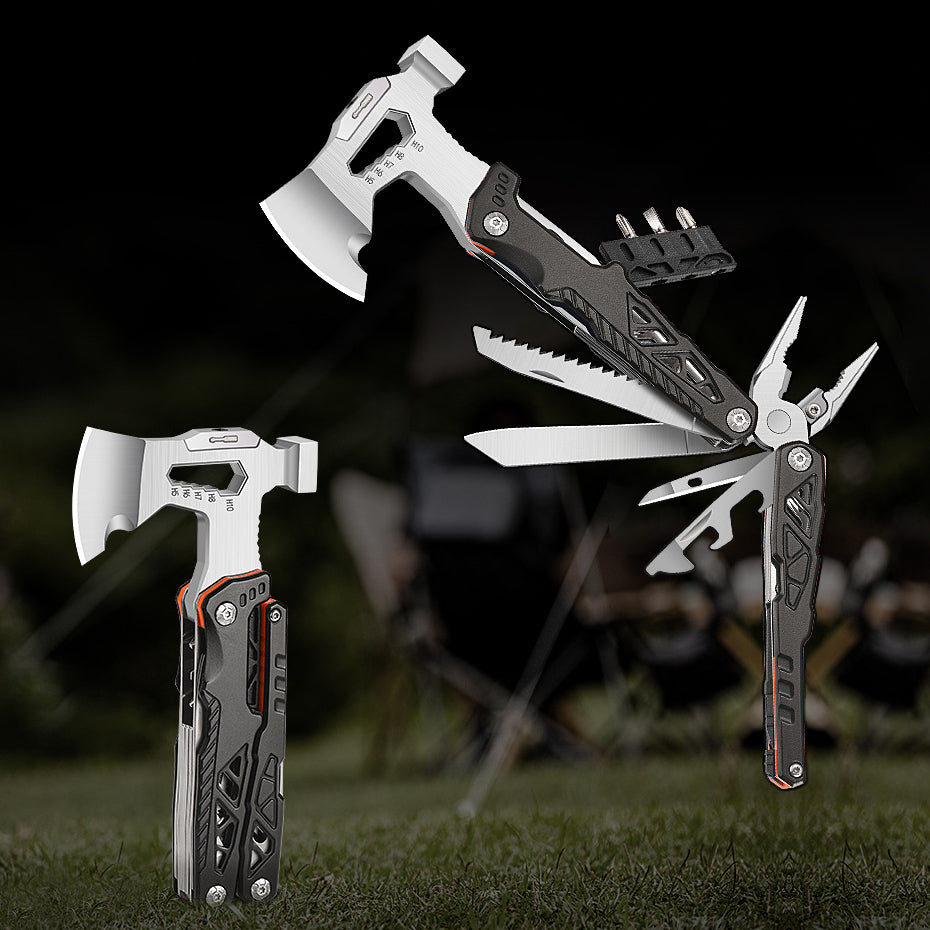 DRAGONSMILE 17-in-1 Multifunctional Outdoor Tool