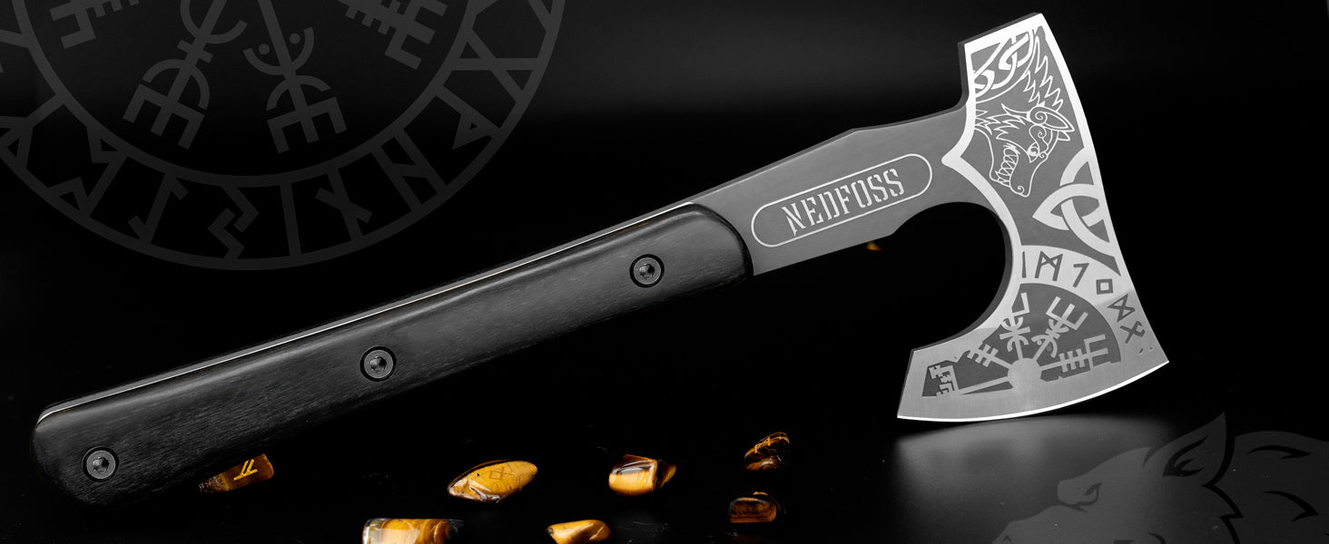 Berserker Tomahawk,Full Viking Axe Nordic Valhalla Vikings Bearded