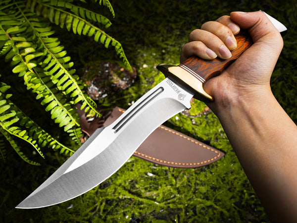 NedFoss SA78 Messer mit feststehender Klinge und Lederscheide, Überleb –  NEDFOSS OFFICIAL STORE