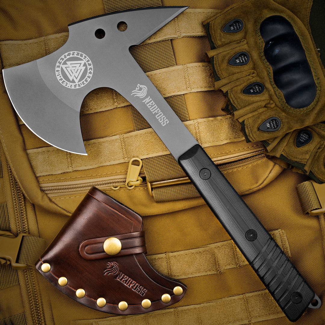 NedFoss Eagle 13 Tomahawk, 4.3 Blade and G10 Handle with Spike, Full –  NEDFOSS OFFICIAL STORE