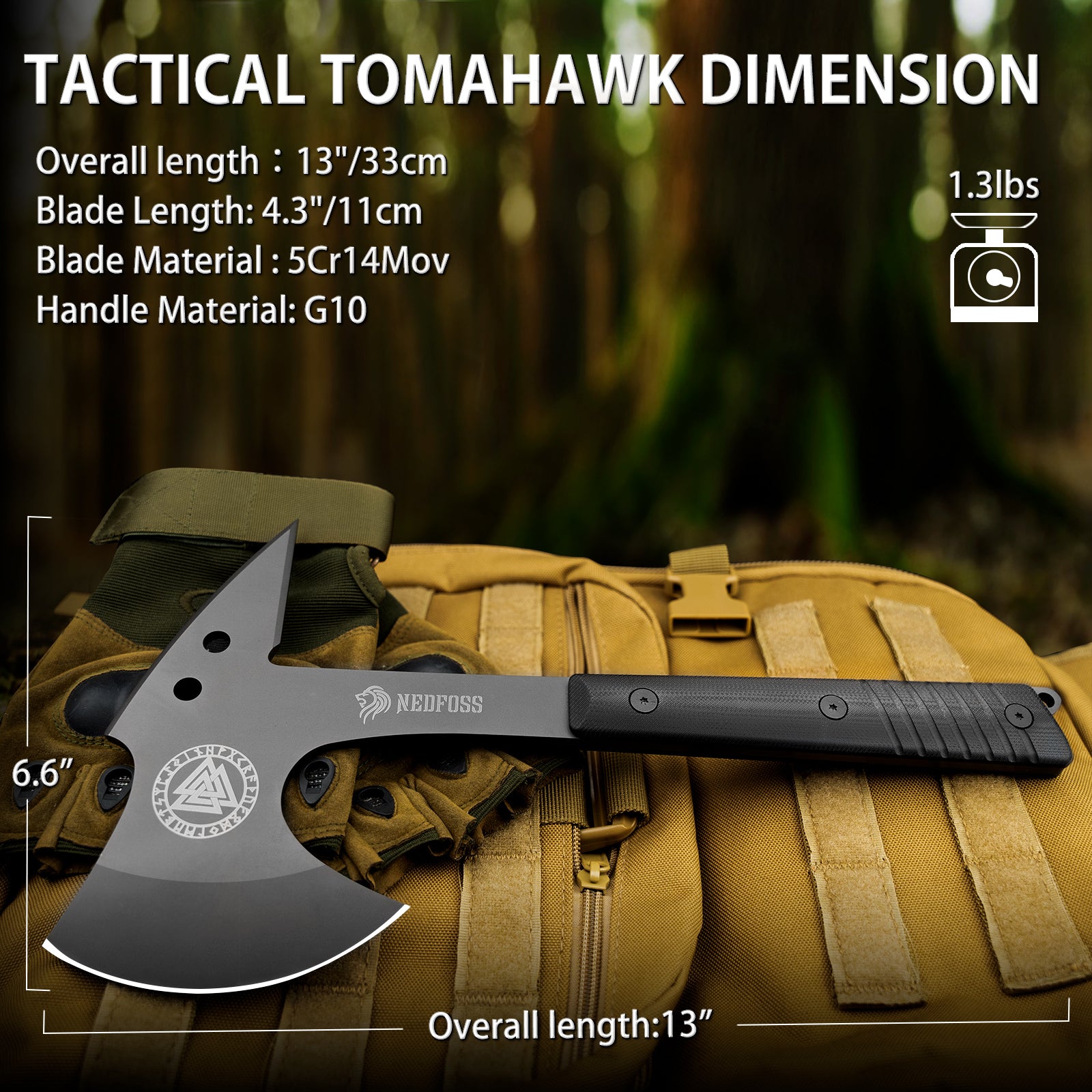 Amazon.com: ESTWING Tomahawk Axe - 16.25