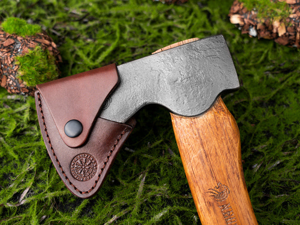 NedFoss RF38 Axe Sheath (Only the leather sheath) – NedFoss Knife