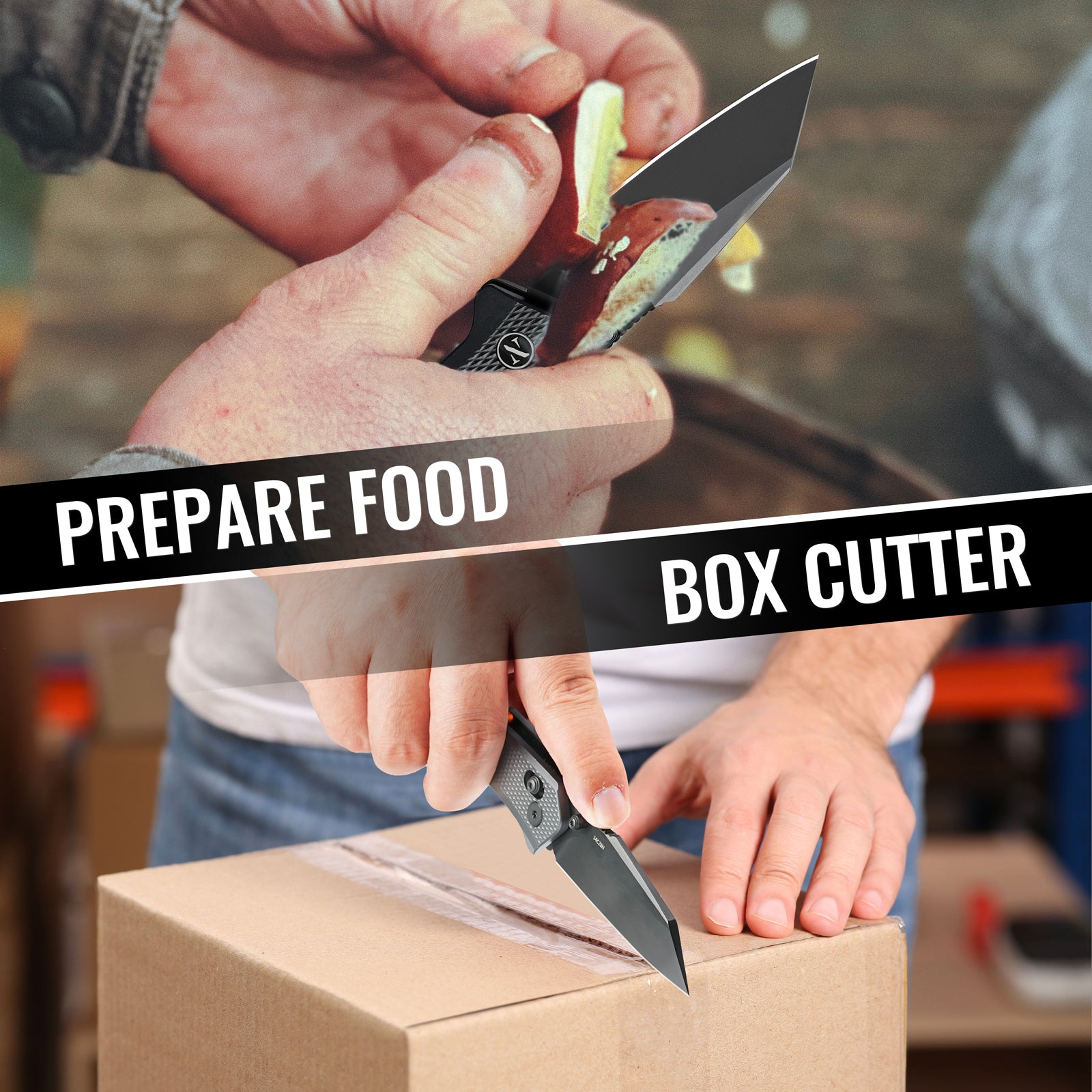 Beast Pocket Knife, Large EDC Folding Knife with Liner Lock