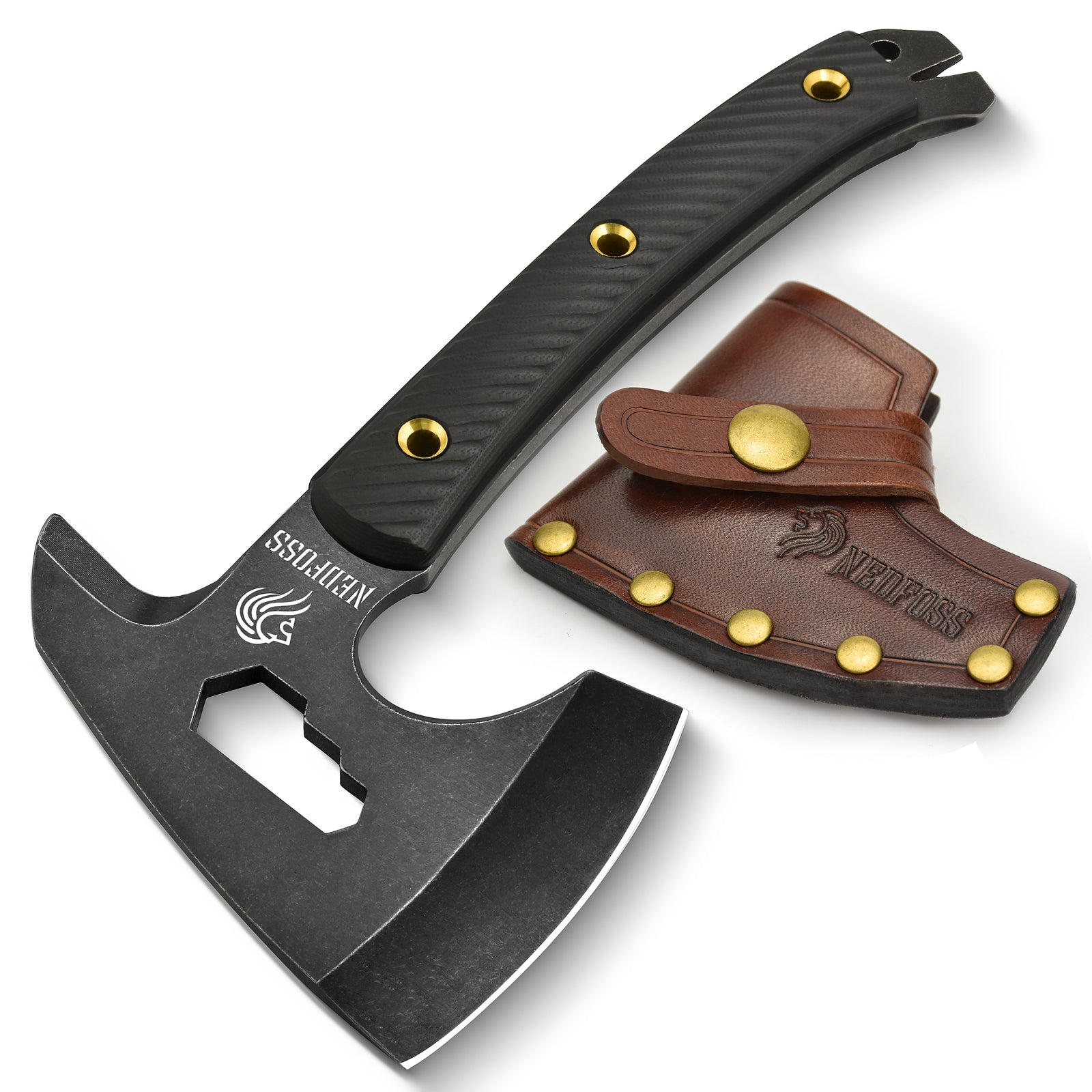 Bison Survival Axe,Tactical Axe Multifunctional Pack Hatchet