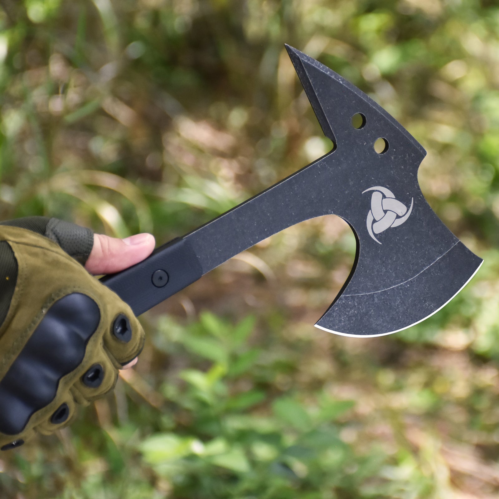 Eagle Full Tang Tactical Tomahawk and Viking Axe with Spike
