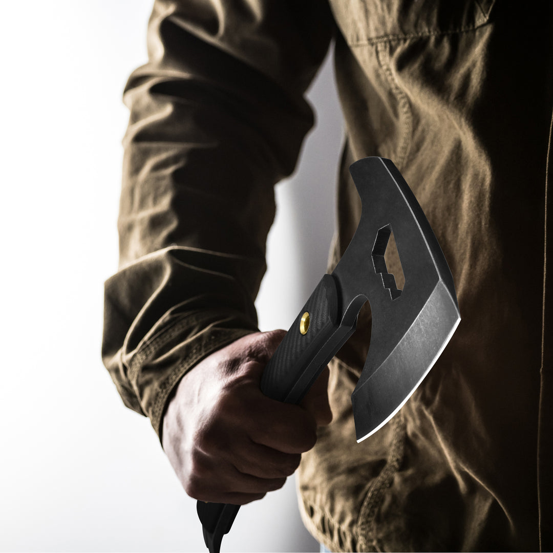 Bison Survival Axe Tactical Axe  Multifunctional Pack Hatchet