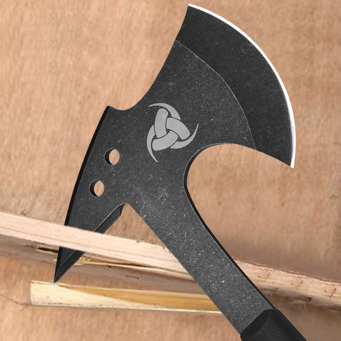 Eagle Full Tang Tactical Tomahawk and Viking Axe with Spike