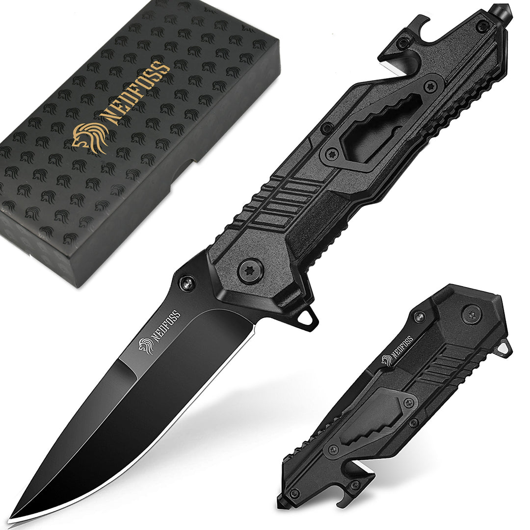 Mini Ring Knife Utility Stainless Steel Outdoor Survival Pocket Knife EDC  Tools